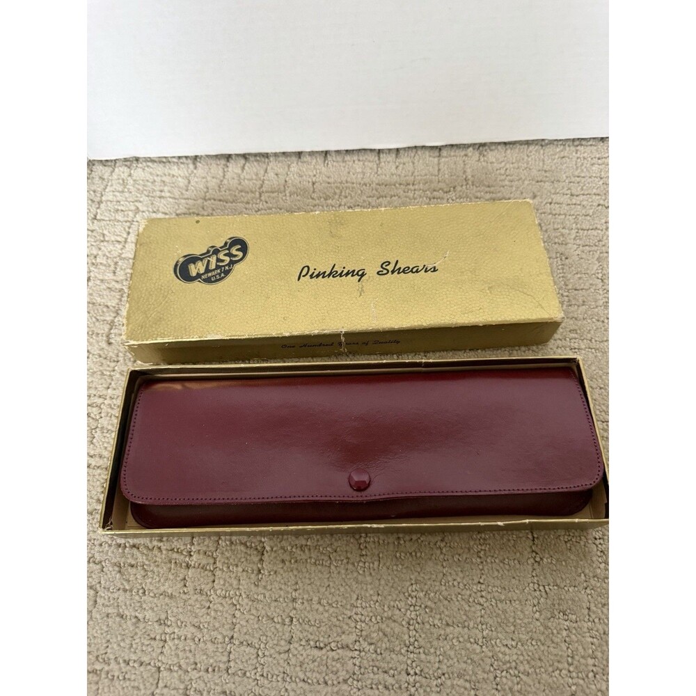 WISS Pinking Shears Scissors Model C In Original Box w/Instructions ✂️